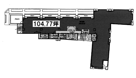 ネオテック水天宮ビル3F 間取り図