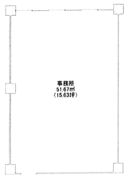 四谷コーポ105 間取り図