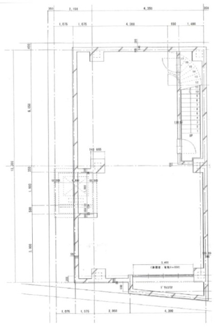 TS池之端ビルB1F 間取り図