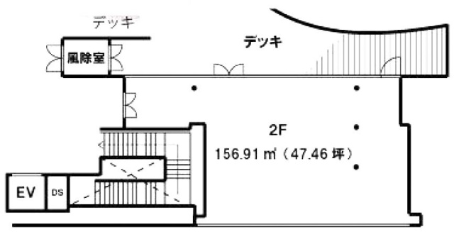 三田ベルジュビル2F 間取り図