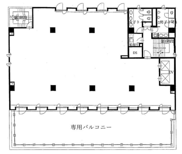 虎ノ門スピリットビル5F 間取り図