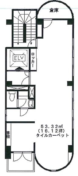 関ビル4F 間取り図