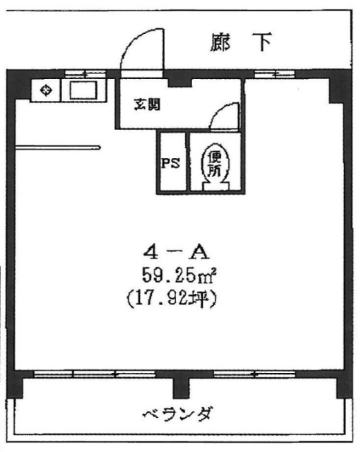 メゾンド六番町ビルA 間取り図