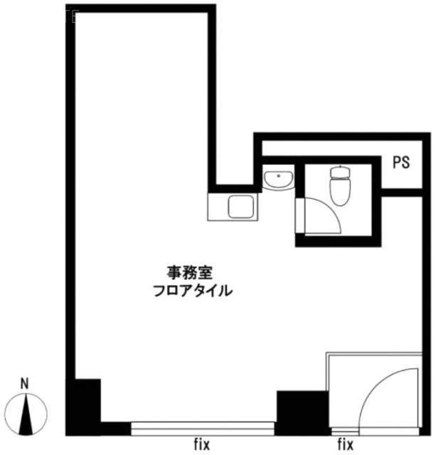ライオンズマンション代々木B101 間取り図