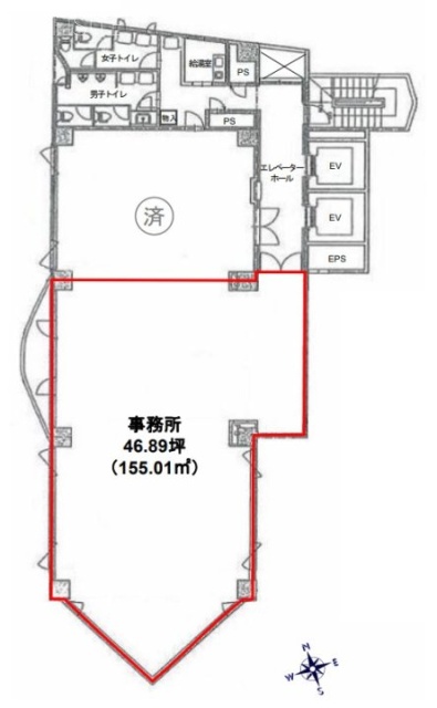 調布NKビル502 間取り図