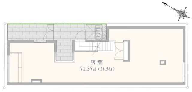 Flat.K Plumビル1F 間取り図