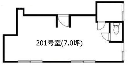 53SOUビル201 間取り図
