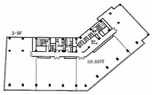 京王新宿三丁目ビル2 間取り図