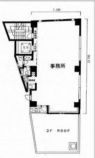 108ビル2F 間取り図