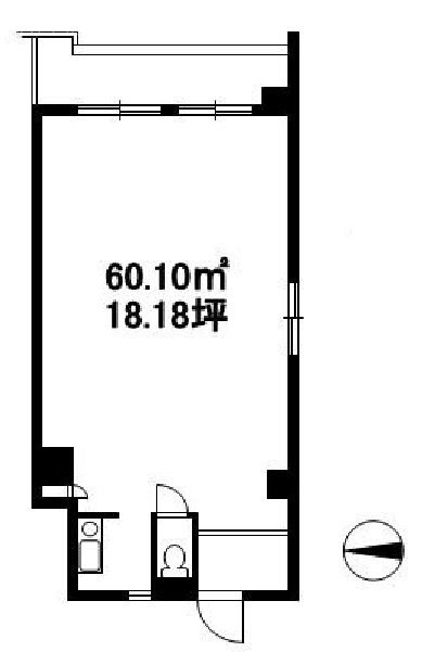 毛利ビル605 間取り図