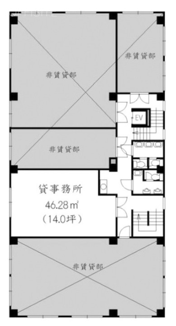 第1笠原ビル605 間取り図