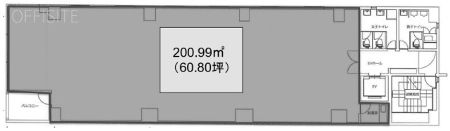 堀留ゼネラルビル4F 間取り図