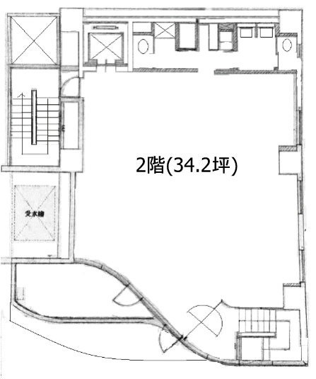 池袋グランディアビル2F 間取り図