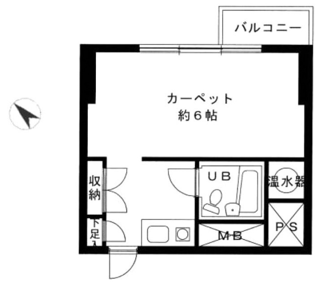 ライオンズプラザ恵比寿305 間取り図