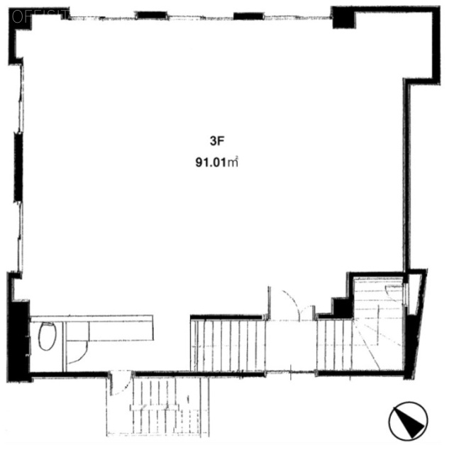 小木曽ビル3F 間取り図