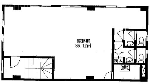NK第1ビル4F 間取り図