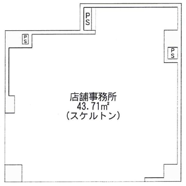 ビグリヴ宮本ビル1F 間取り図
