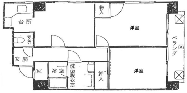 ジャコワ東日本橋マンション904 間取り図