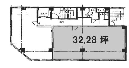 京浜建物第3ビル402 間取り図