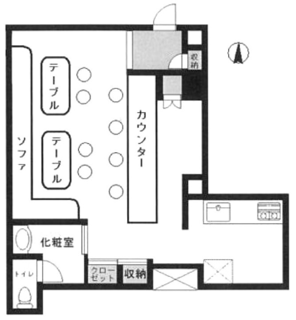 コンフォート西大泉ビル1F 間取り図