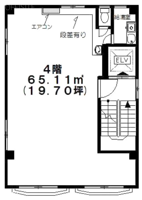 栗田ビル4F 間取り図
