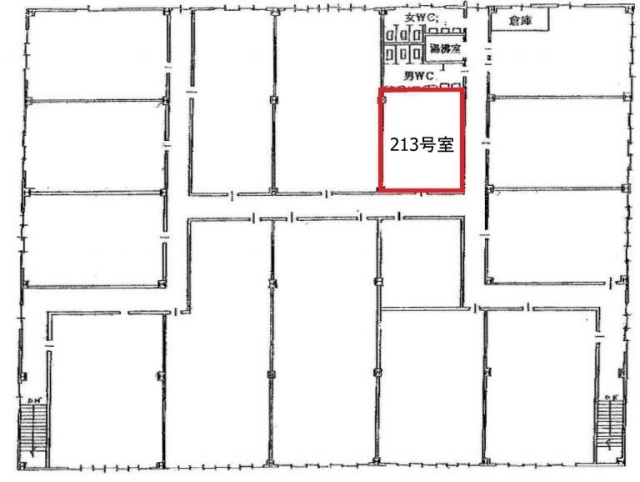松岡品川埠頭ビル213 間取り図