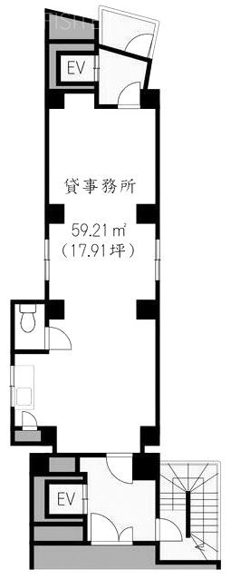 河野ビルA 間取り図