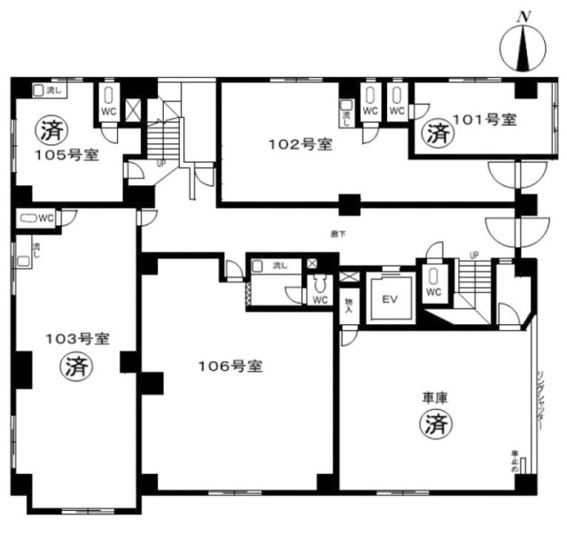 石井ビル102 間取り図