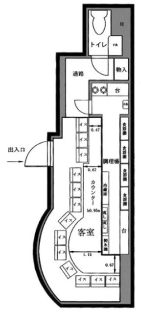 ヒタチプラザA 間取り図