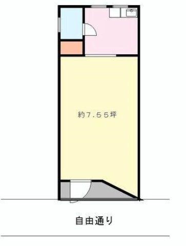 Gタワービル1F 間取り図