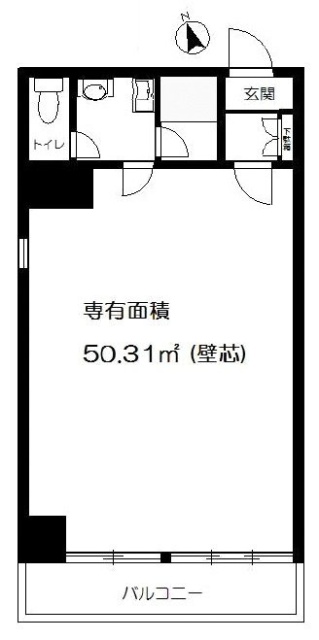 ビラカーサ五番町701 間取り図