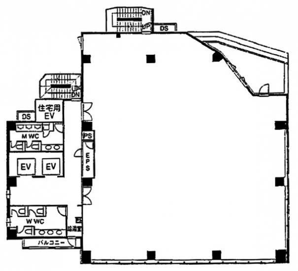 HF青葉台ビル5F 間取り図