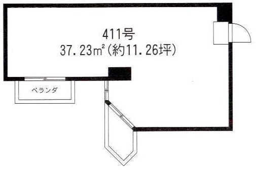 東新橋ビル411 間取り図