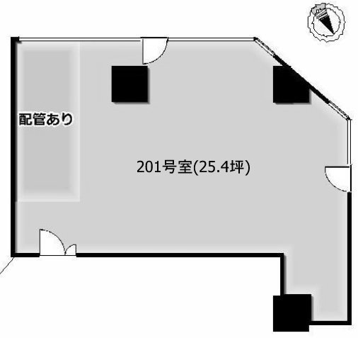 ロイヤルアネックス201 間取り図