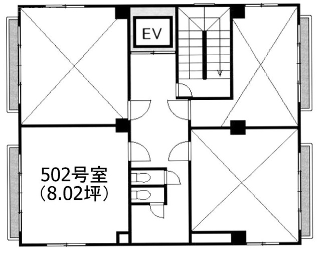 廣田ビル502 間取り図