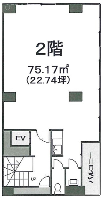 平田湊ビル2F 間取り図