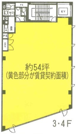 JTB池袋別館ビル4F 間取り図