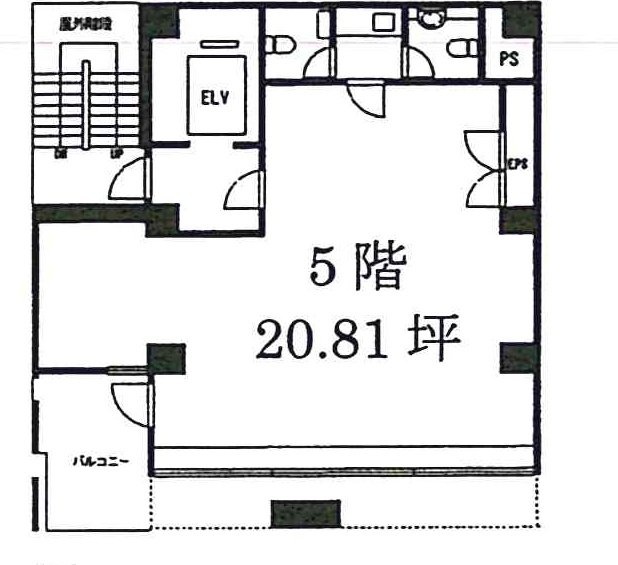 銀座DTビル5F 間取り図