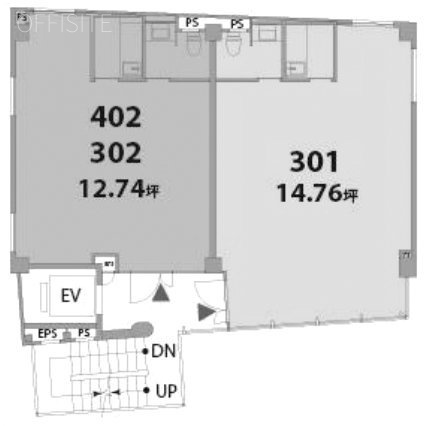 PRYME CUBE表参道402 間取り図
