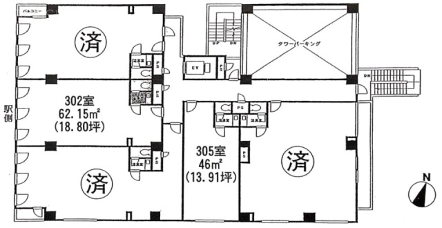 クオーレプロバンス篠崎305 間取り図