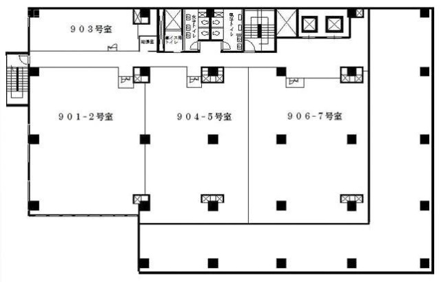 オリンピック曙町ビル901-2・904-5 間取り図