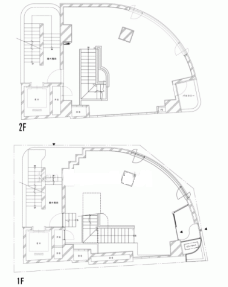 マイコーナービル1F~2F 間取り図