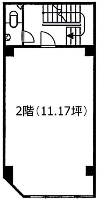 若井ビル2F 間取り図