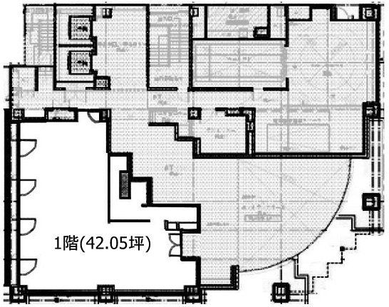 東信商事ビル1F 間取り図