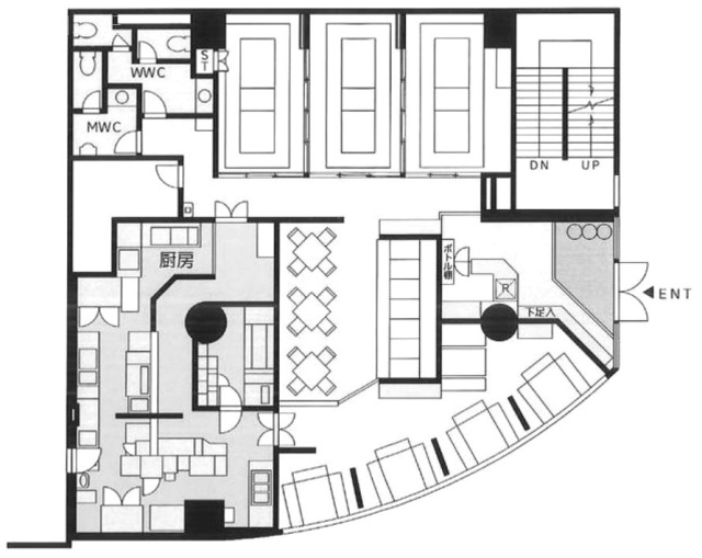 平成ビル用賀1F 間取り図