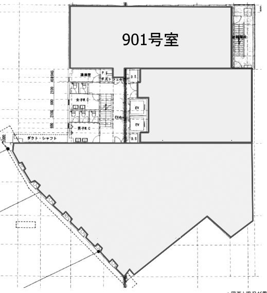 いちご五反田ビル901 間取り図