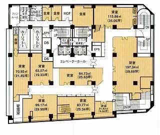 MY新宿第2ビルB1F 間取り図