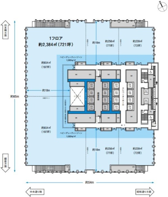 TODA BUILDING22F 間取り図