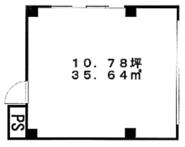 第3板倉ビル1F 間取り図