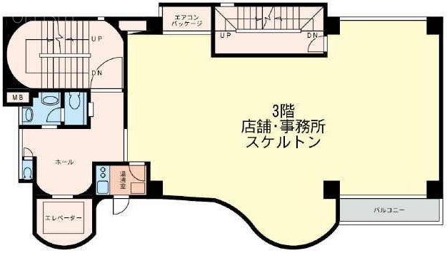 川越プラザビル3F 間取り図